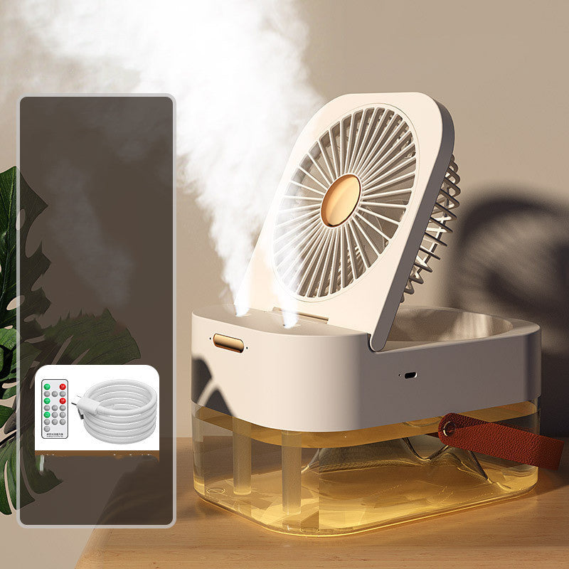 Portable Cooling and Humidifying Fan with Night Light-5