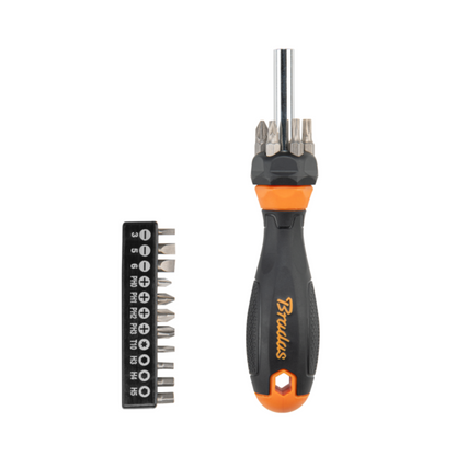 Screwdriver with Multi-Bit Set-0