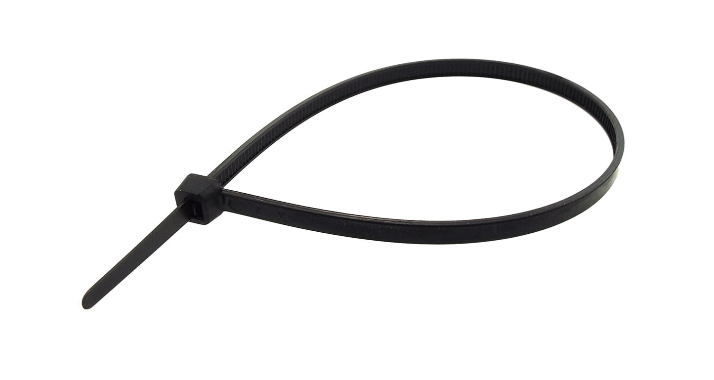 100 Cable Ties (4.8mm x 300mm) Black-2